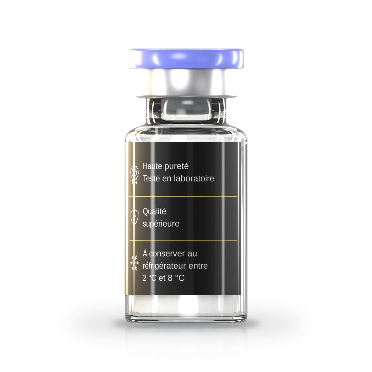 DSIP 15 mg : flacon LooksLabs, visuel 3D
