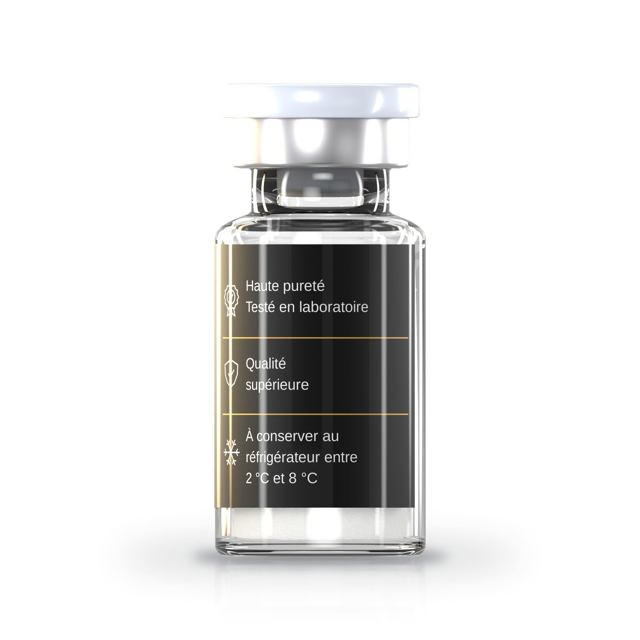 MT1 (afamélanotide) 10 mg : flacon LooksLabs, visuel 3D